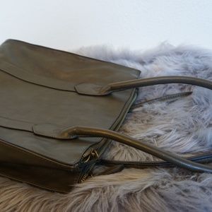 Women's Target Non-Leather Green Handbag Tote